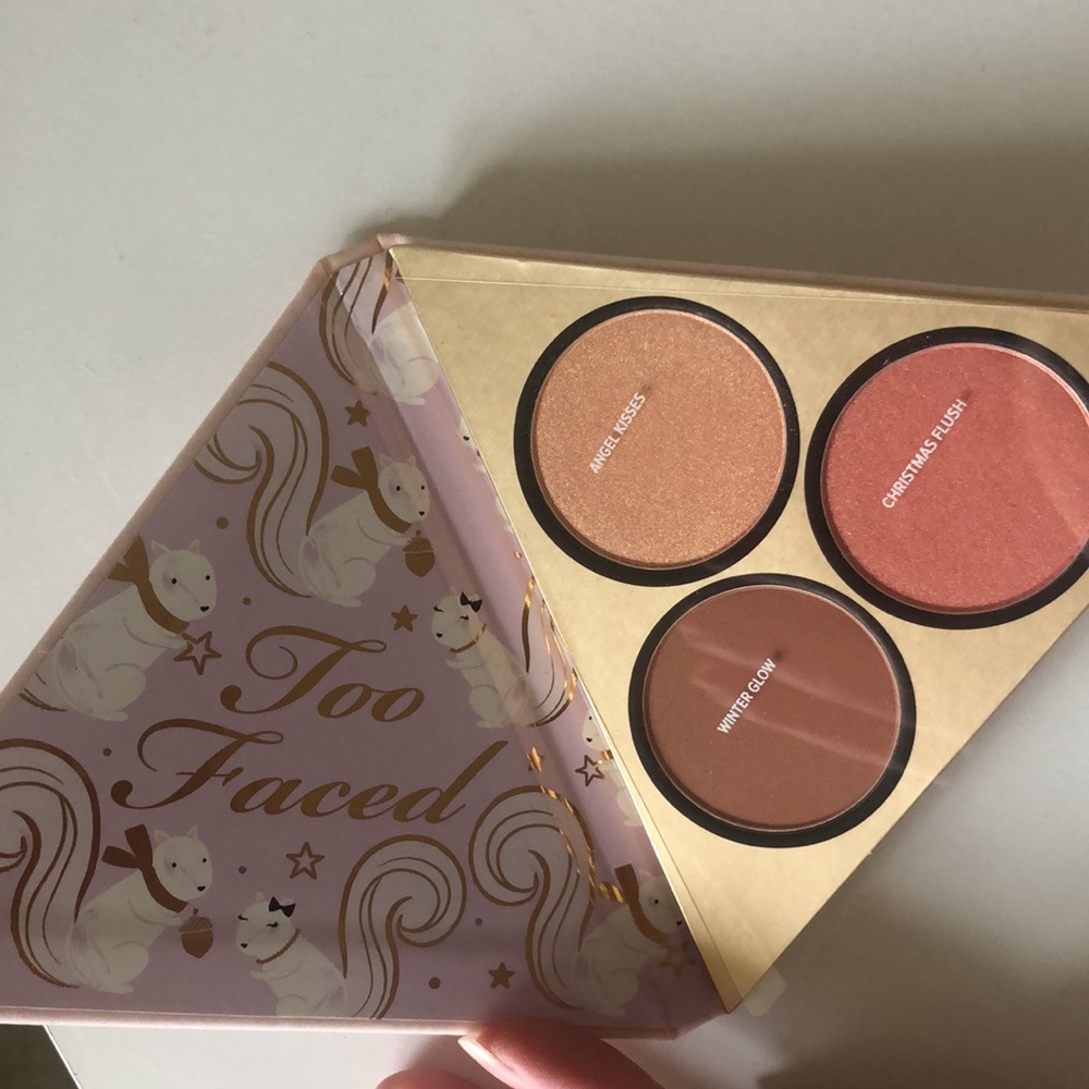 3 piece set Too faced holiday eye shadow set